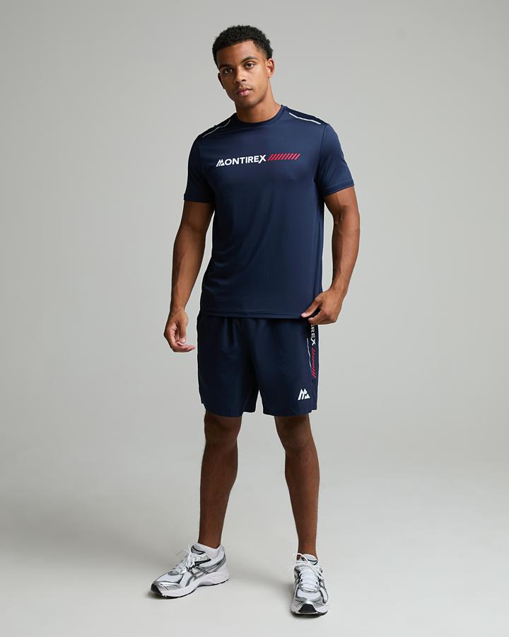 Montirex Men's Proton Short - Midnight Blue/White/Cupid