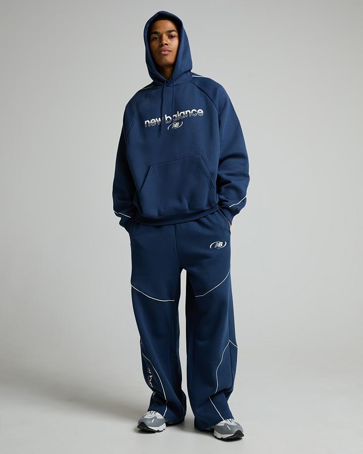 New Balance Men's Trackside Fleece Pant - Nb Navy
