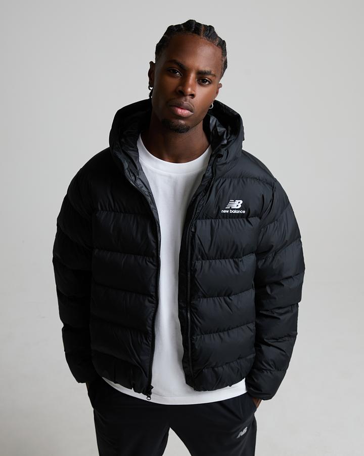 New Balance Men's Boston Puffer Jacket - Black