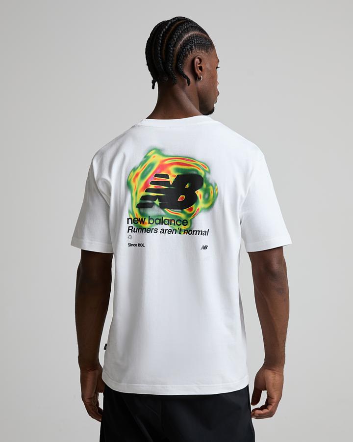 New Balance Men's Heat Map Motion T-Shirt - White