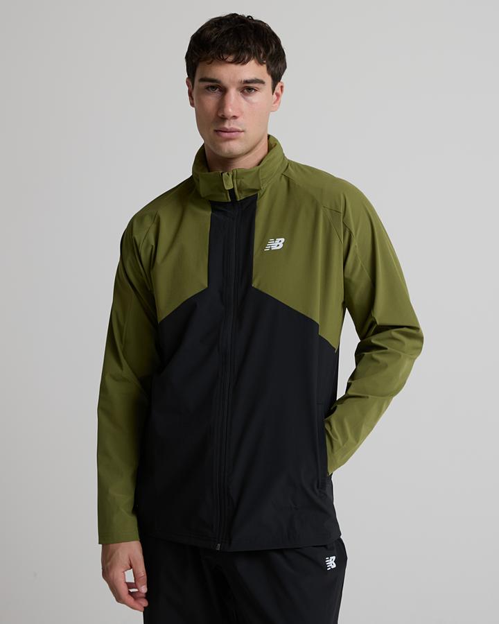 New Balance Men's Ultility Stretch Woven Jacket - Sport Green