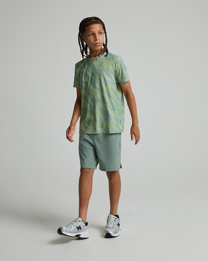 Montirex Junior Thera T-Shirt - Green Slate Electric Lime Ash Green Eden