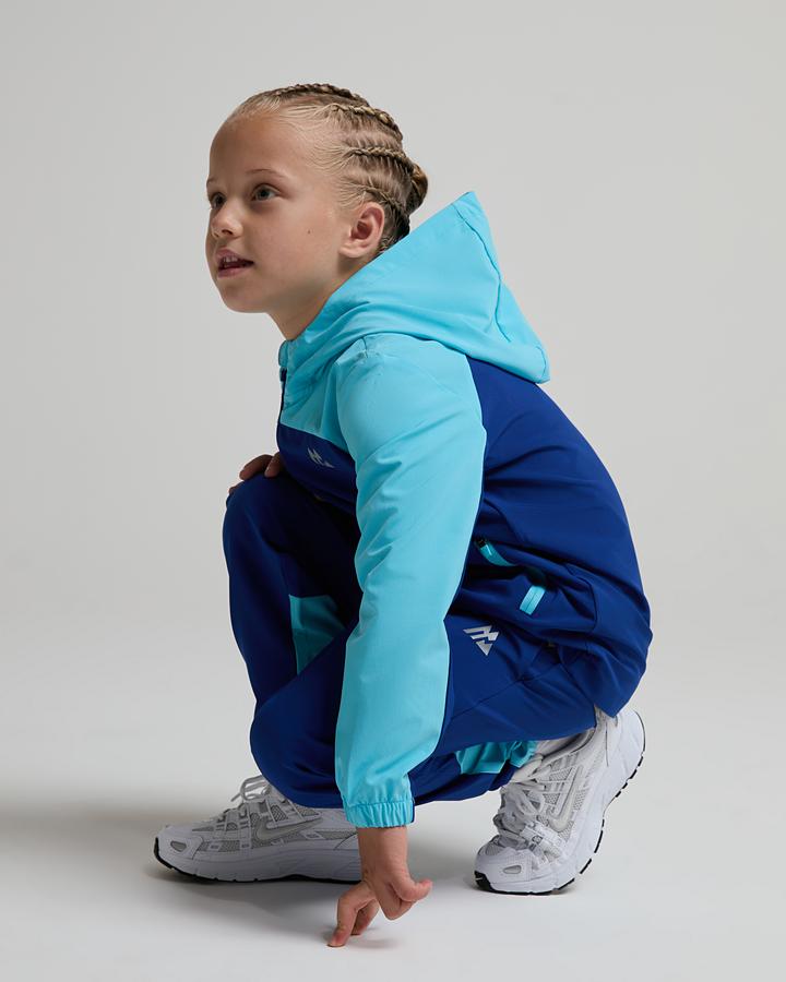 Montirex Baby Pacer Jacket And Pant Set - Marine Blue Neon Sky
