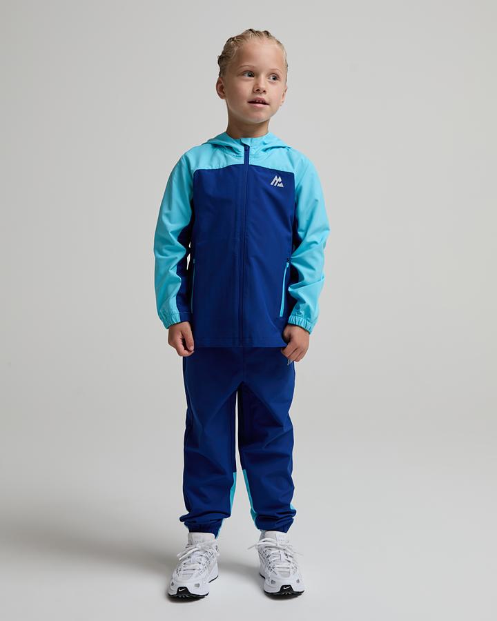 Montirex Baby Pacer Jacket And Pant Set - Marine Blue Neon Sky