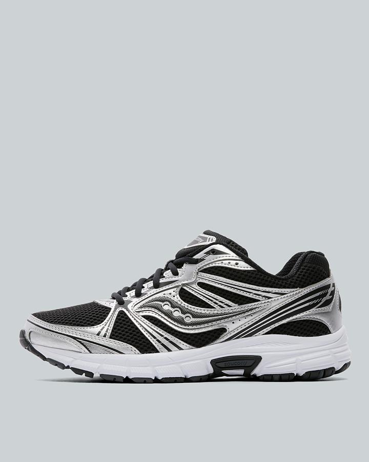 Saucony Men's Grid Legacy Trainer - Black/Silver/Black