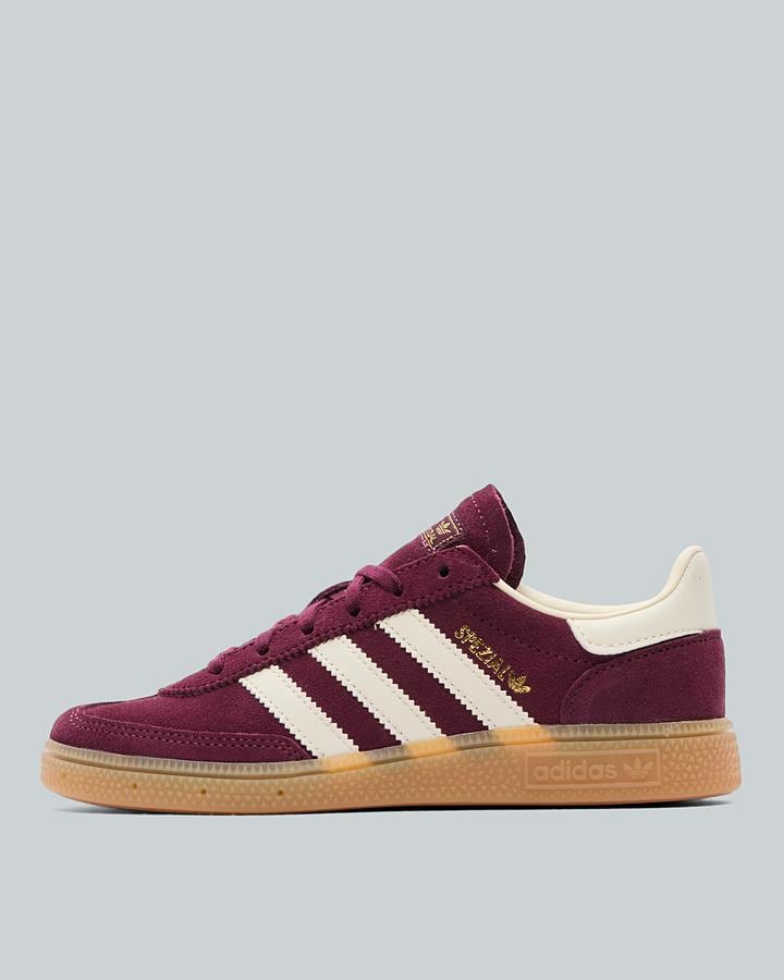 adidas Infant Handball Spezial Trainers - Maroon Cream White Gold Metallic