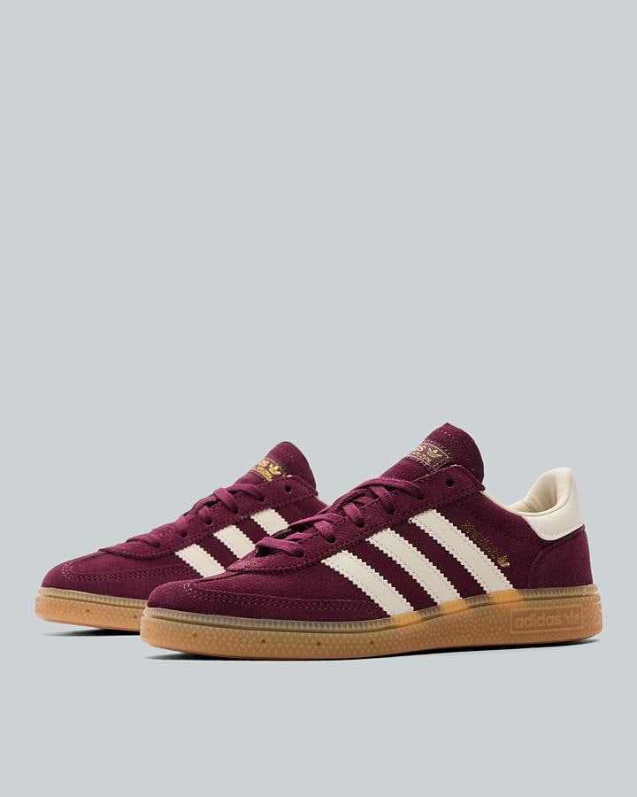 adidas Infant Handball Spezial Trainers - Maroon Cream White Gold Metallic