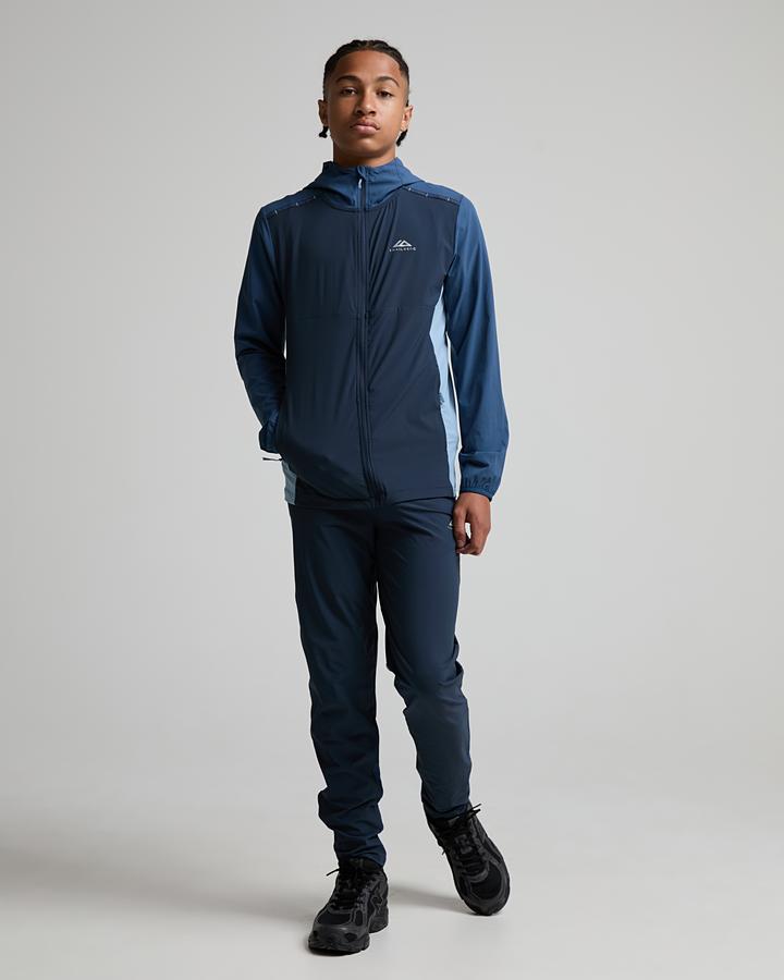Trailberg Junior Triathlon 4.0 Hoodie - Storm Blue Mid Blue Wash Indigo