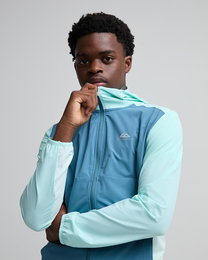 Trailberg Junior Triathlon 4.0 Hoodie - Spruced Blue Air