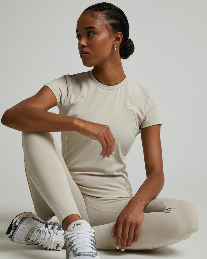 Trailberg Women's Ignite T-Shirt - Mercury Mist/Candlelight White