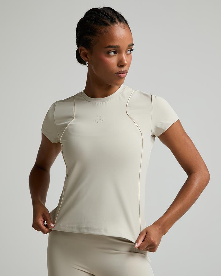 Trailberg Women's Ignite T-Shirt - Mercury Mist/Candlelight White