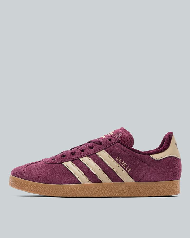 adidas Men's Gazelle Trainer - Maroon/Beige/Gum