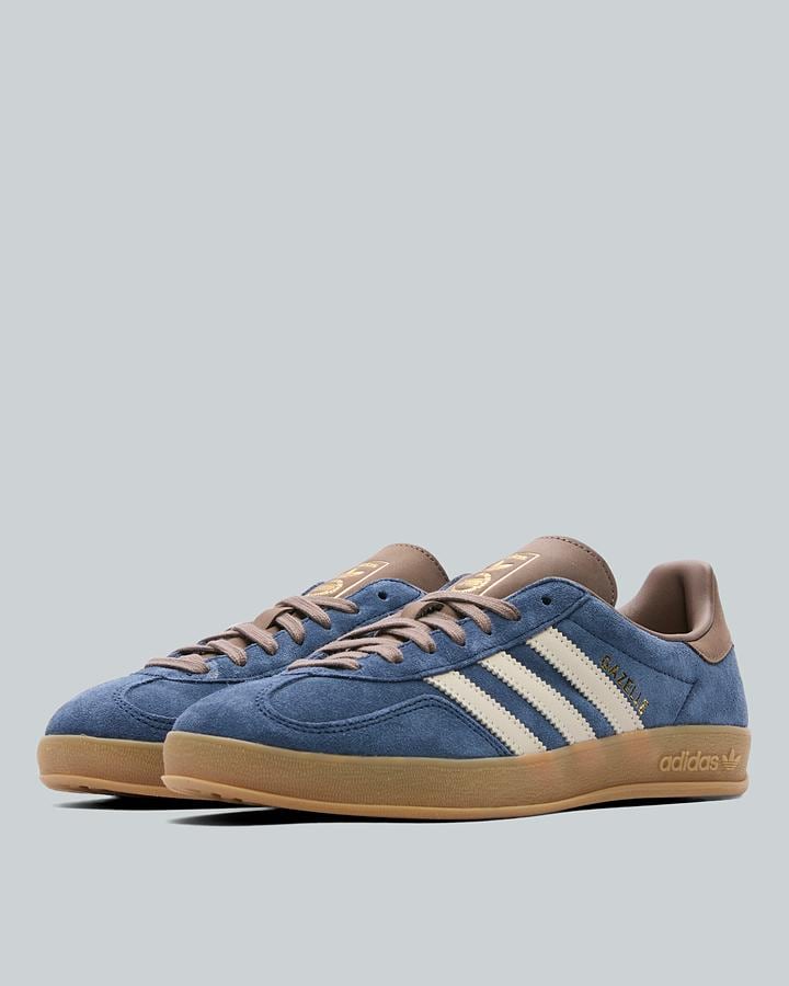 adidas Men's Gazelle Indoor Trainer - Night Indigo/Off White/Earth Strata