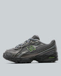 Black Metallic Alkaline Green