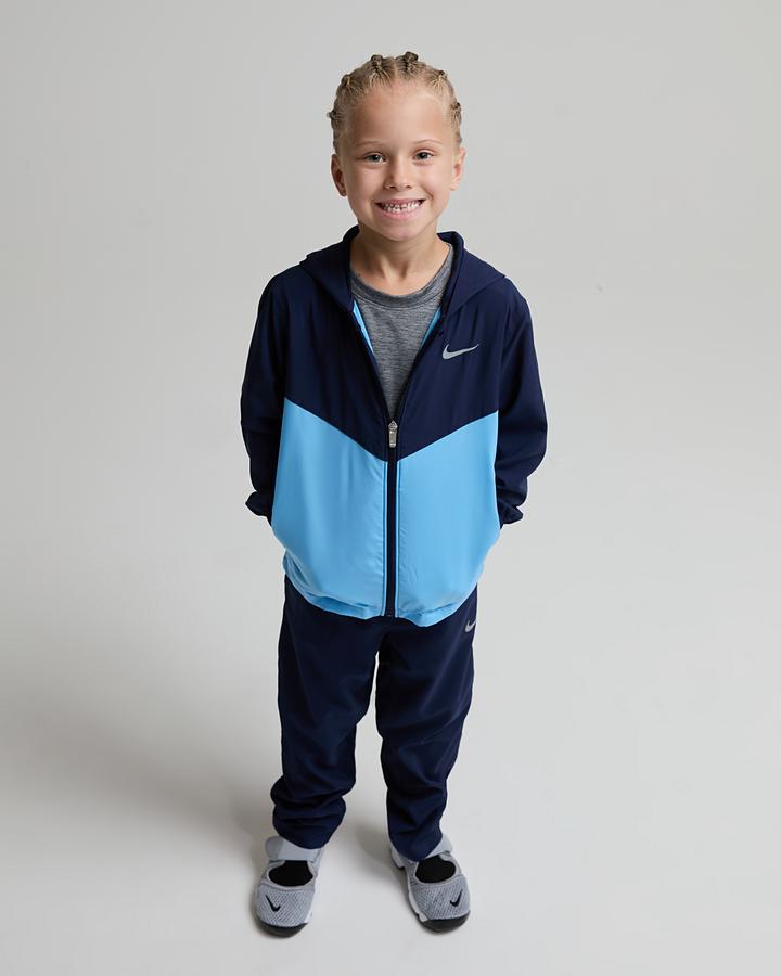 Nike Baby Full Zip Woven Pant Set - Midnight Navy