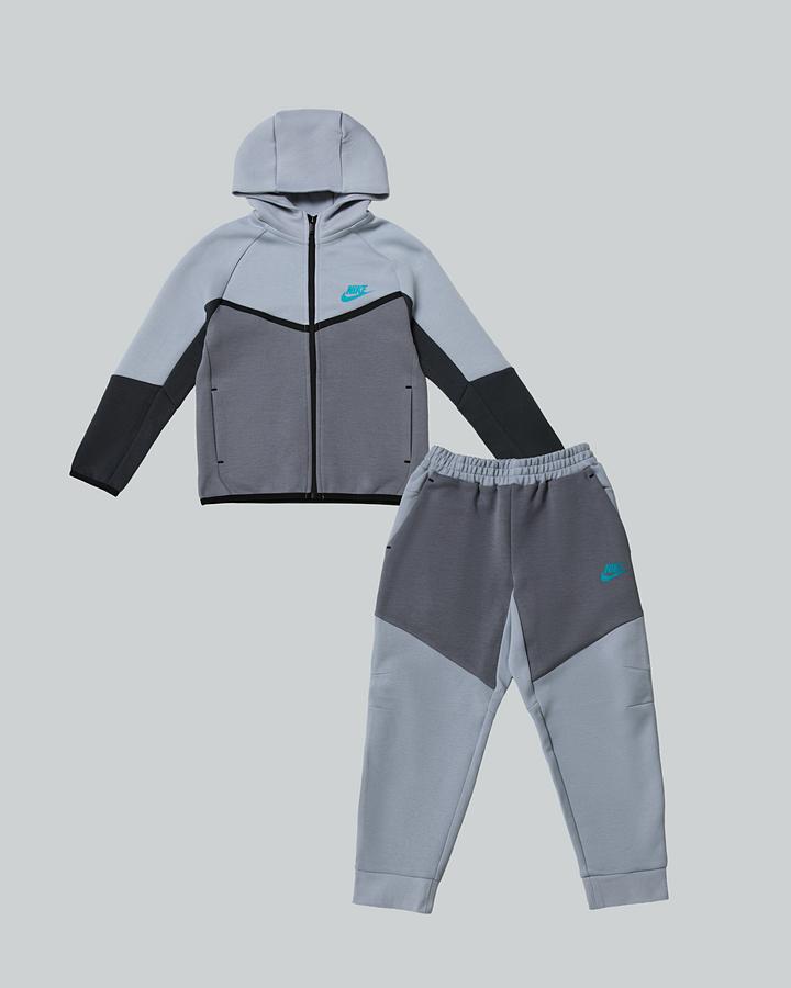 Nike Baby Tech Fleece Tracksuit - Wolf Grey