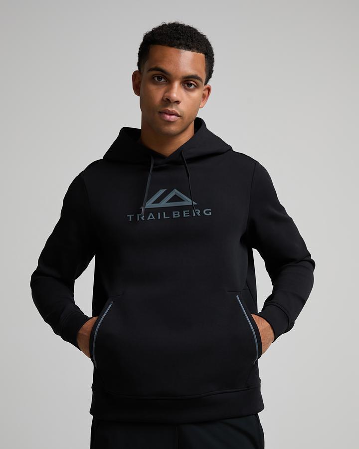 Trailberg Men's Ashfell Overhead Hoodie - Black