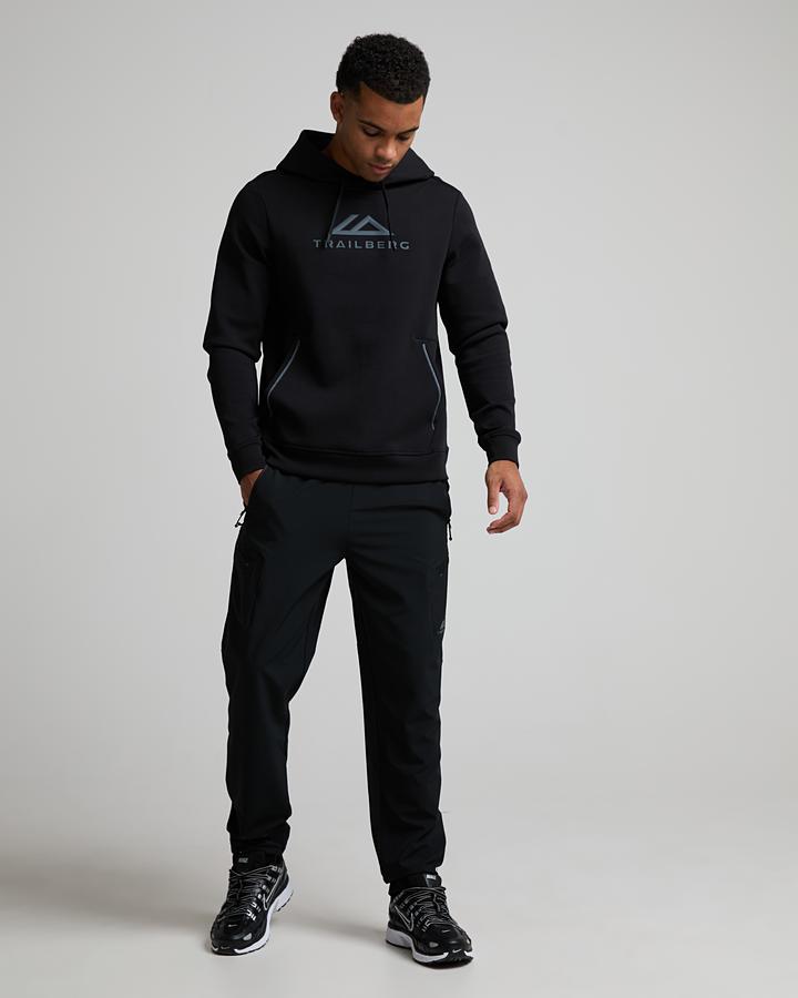 Trailberg Men's Ashfell Overhead Hoodie - Black