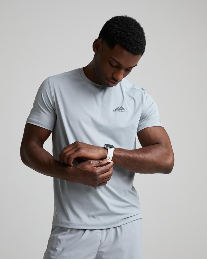 Trailberg Men's Swiftline T-Shirt - Lunar Grey