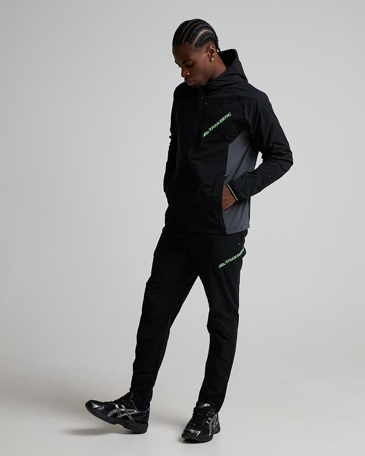 Trailberg Men's Pulsewave Pant - Black/Inkwell Shadow/Mint Green