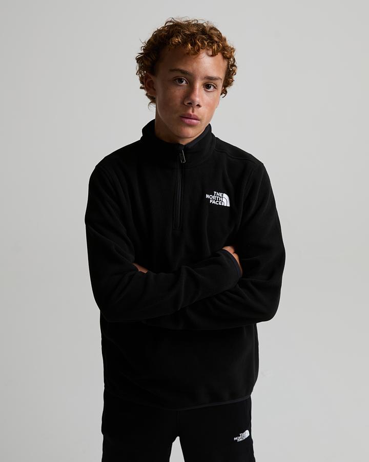 The North Face Junior Glacier Quarter Zip Fleece - Tnf Black