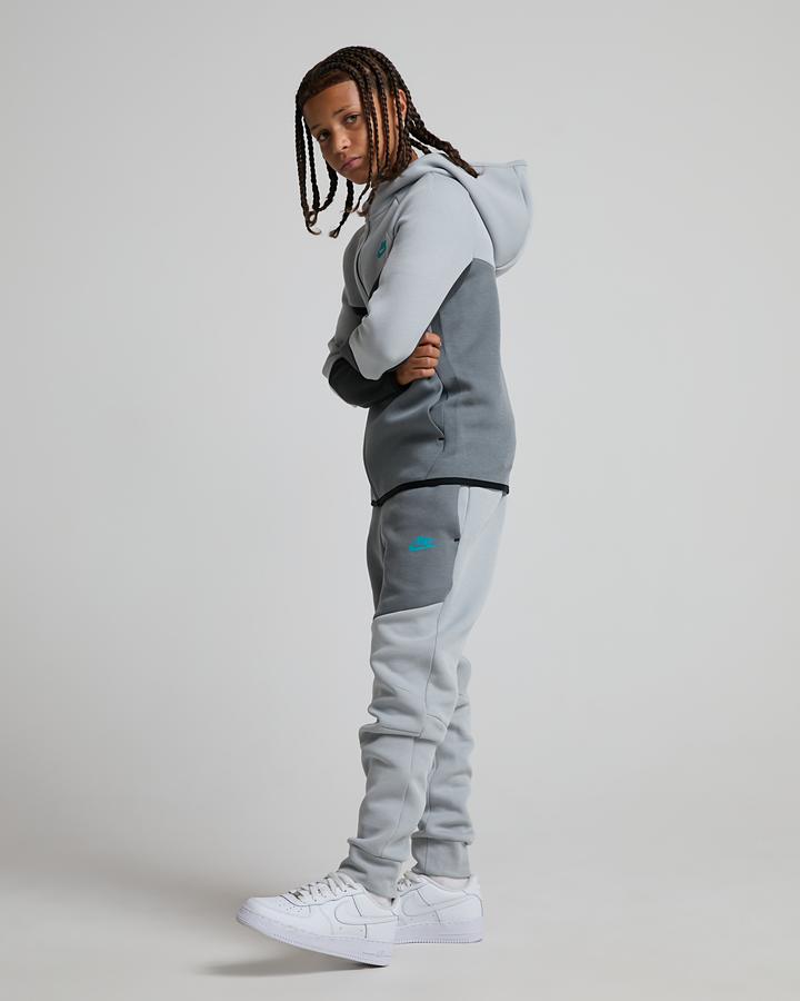 Nike Junior Tech Fleece Jogger - Wolf Grey Smoke Grey