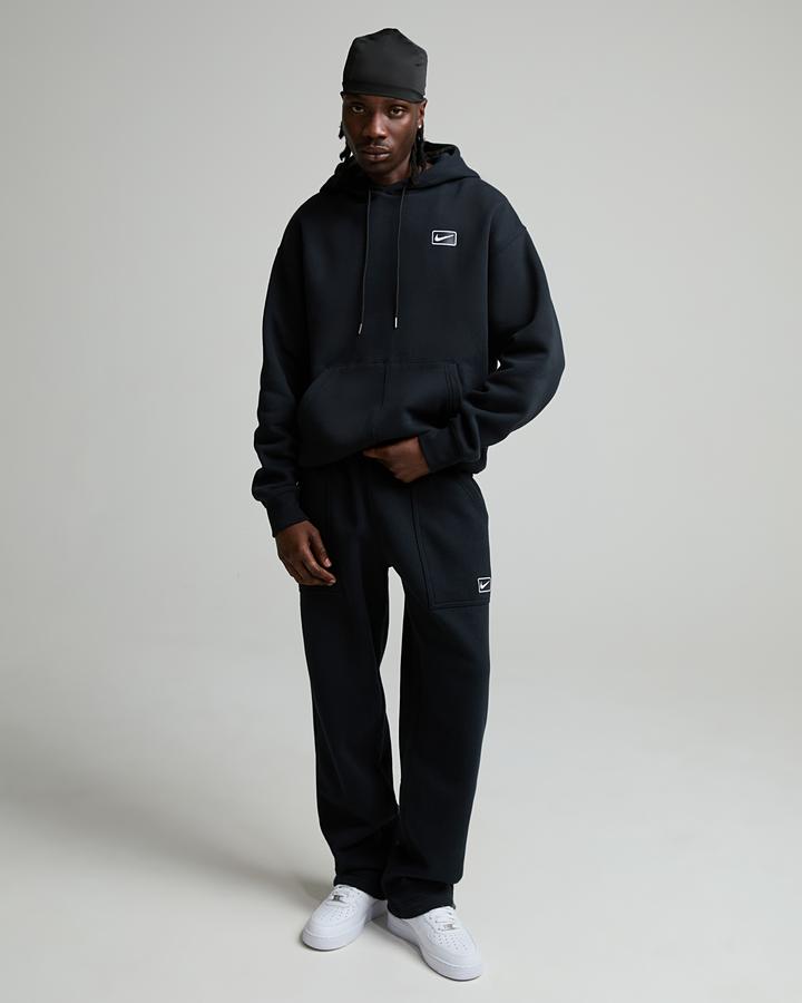 Nike Men's Street Fleece Overhead Hoodie - Black