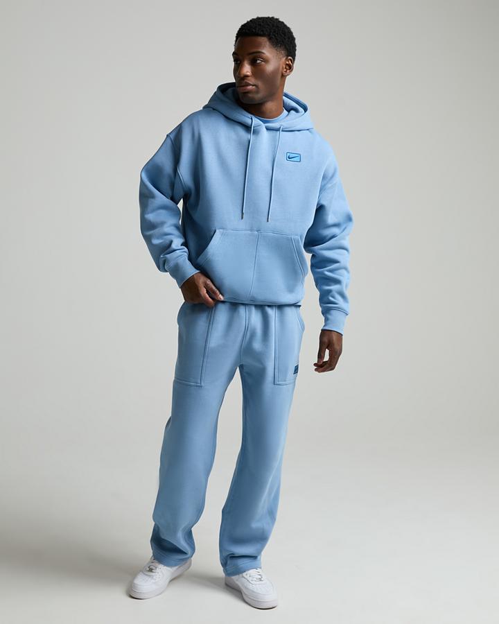 Nike Men's Street Fleece Overhead Hoodie - Work Blue