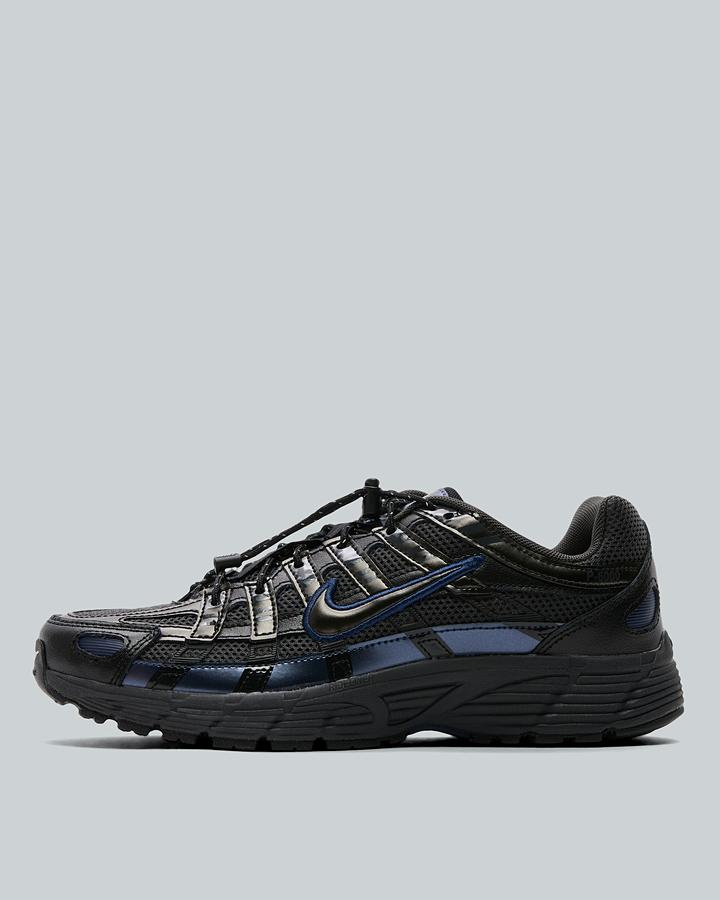Nike Junior P-6000 Trainers - Anthracite Black Midnight Navy