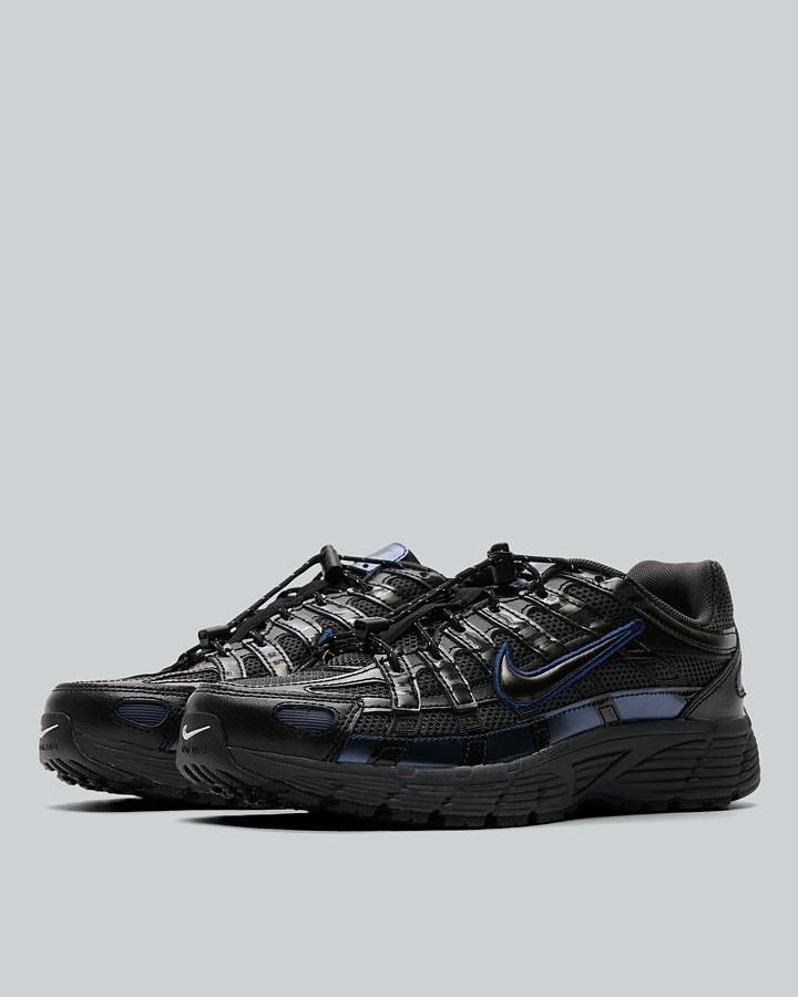 Nike Junior P-6000 Trainers - Anthracite Black Midnight Navy