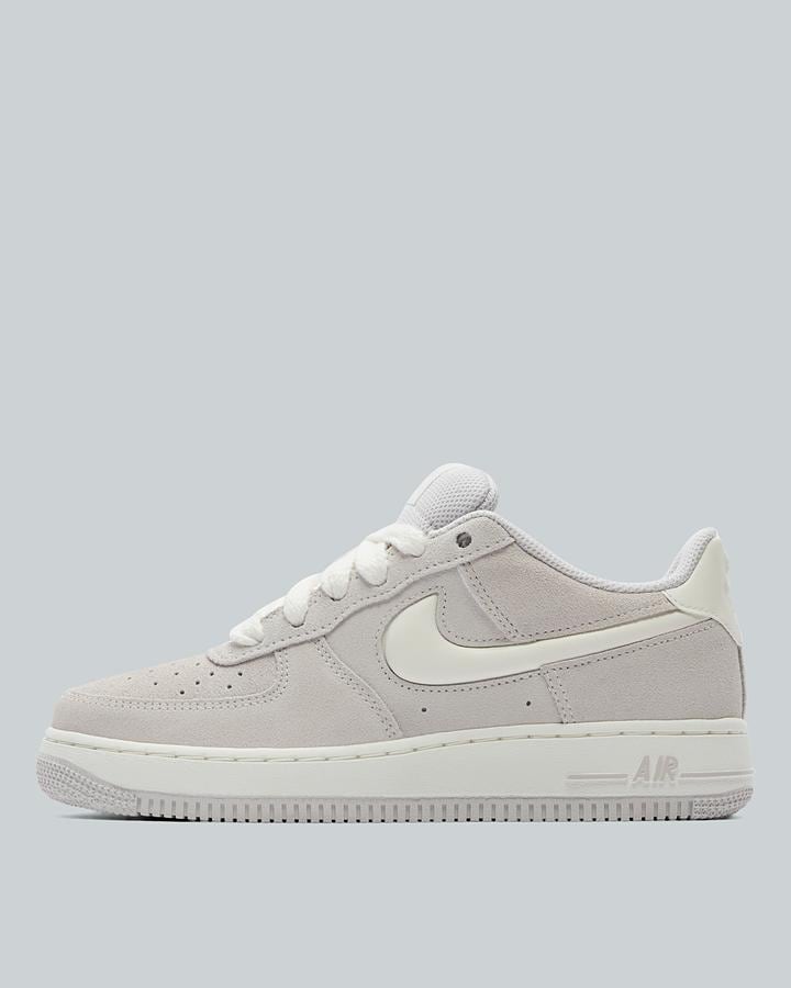 Nike Junior Air Force 1 Low Trainers - Vast Grey Sail