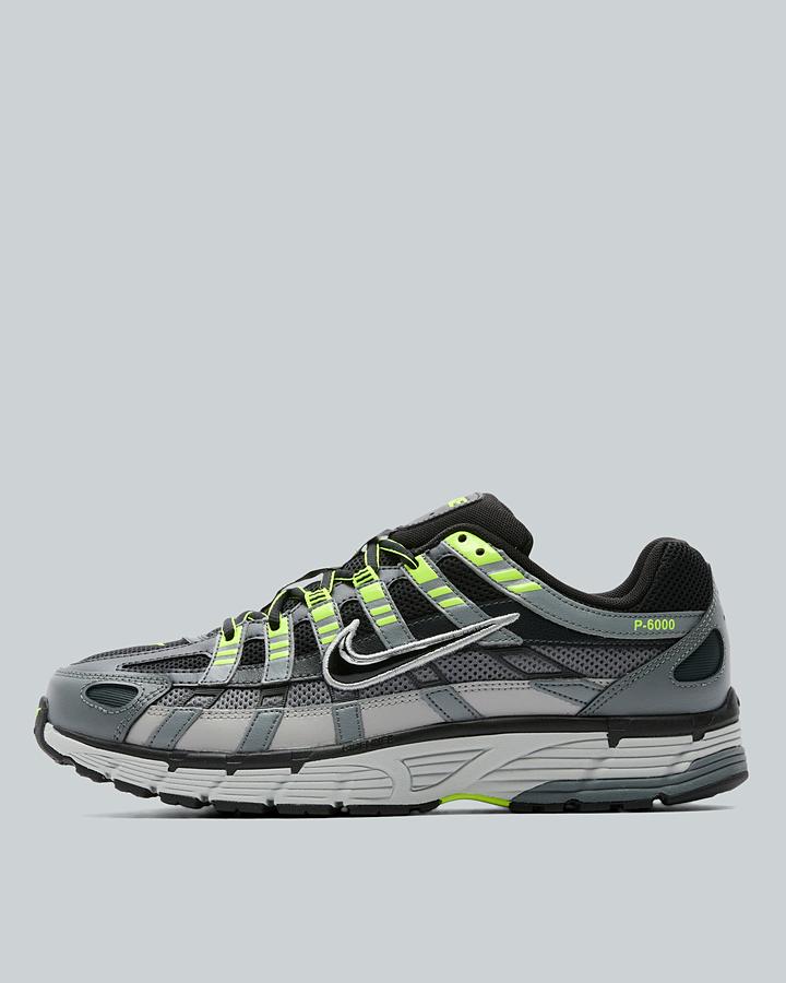 Nike P-6000 Men's Trainers - Smoke Grey/Black/Volt