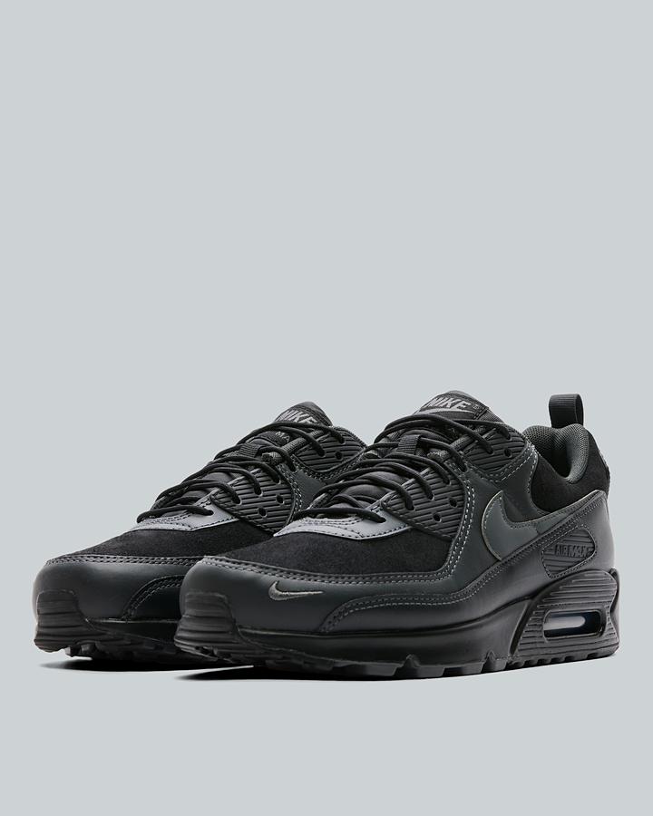 Nike Men's Air Max 90 Trainer - Black/Iron Grey/Anthracite