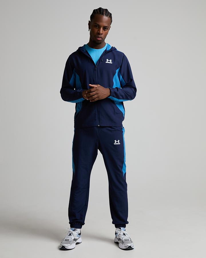 Under Armour Men's Tech Sport Woven Pant - Midnight Navy/Aegean Blue/White