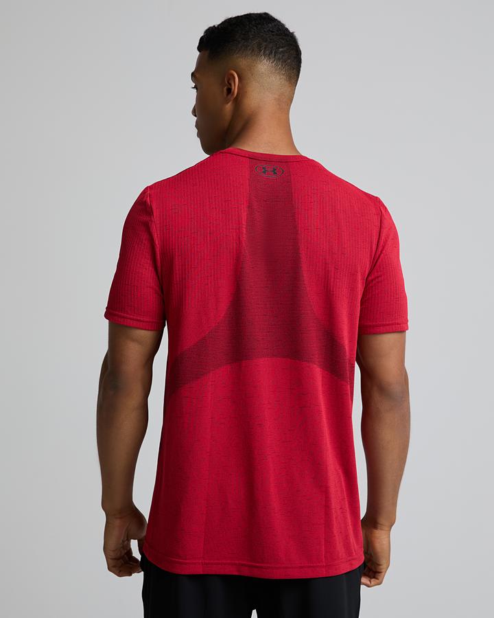 Under Armour Men's UA Vanish Seamless T-Shirt - Racer Red/Ultimate Black
