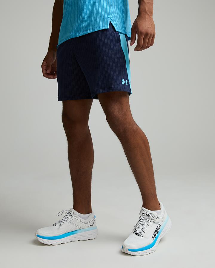 Under Armour Men's Tech Vent 7 Inch Jacquard Short - Midnight Navy/Fresco Blue