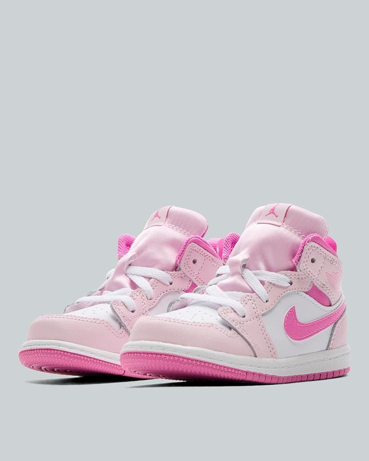 Jordan Baby Air Jordan 1 Mid Trainers - Pink Foam China Rose White