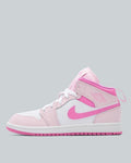 Pink Foam China Rose White