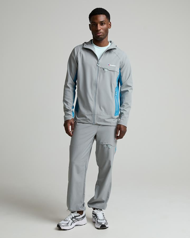 Berghaus Men's Wavertree Hooded Jacket - Garbo Grey/Genetic Blue