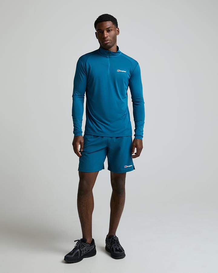 Berghaus Men's Wayside 3.0 Tech Quarter Zip Top - Blue