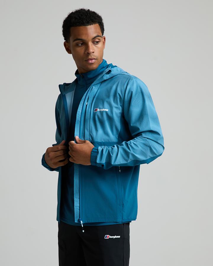Berghaus Men's Varanorth Hooded Jacket - Genetic Blue/Blue Abyss