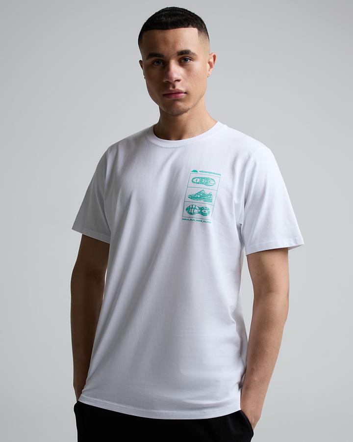 Monterrain Men's Tempo Runner T-Shirt - White