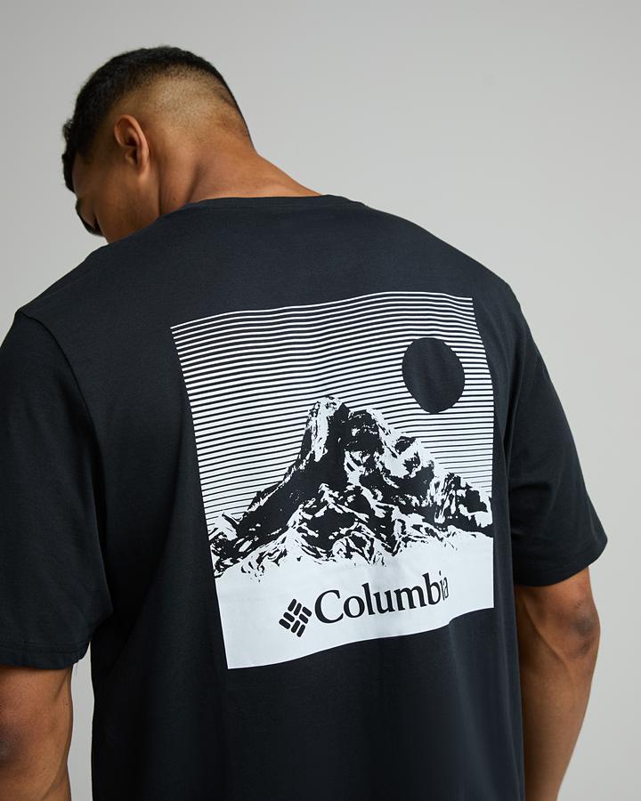 Columbia Men's Outdoor Back Graphic T-Shirt - Black