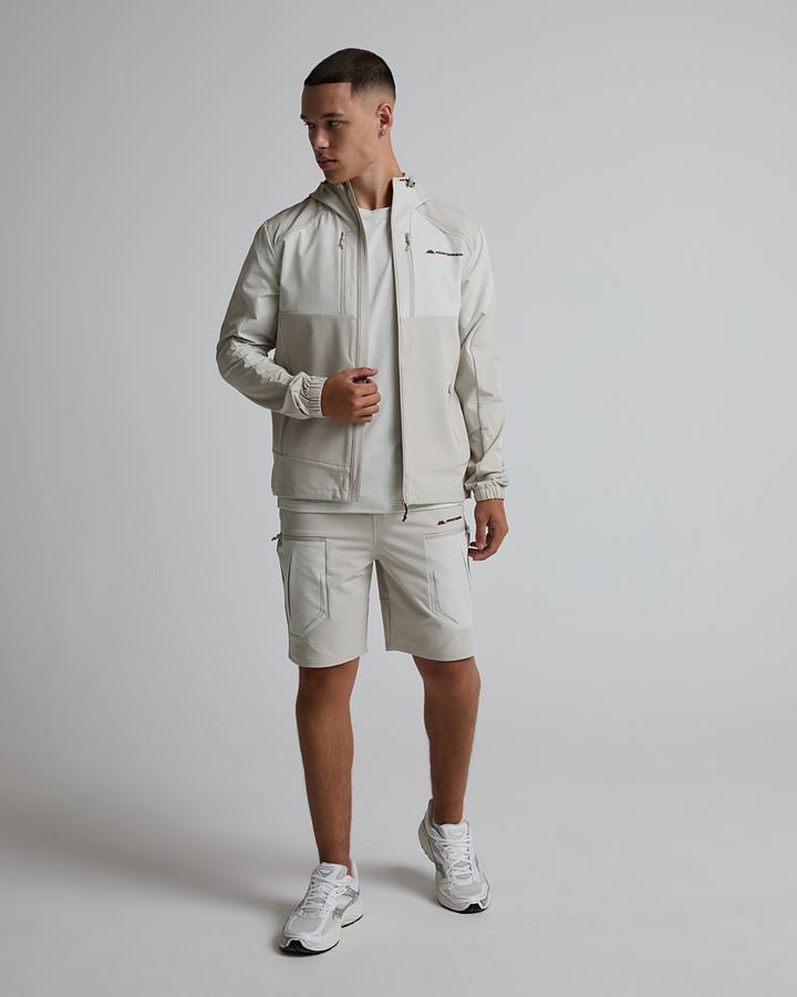 Monterrain Men's Orbit Woven Running Hoodie - Ancient Pewter/Frosted Aspen/Wild Fig