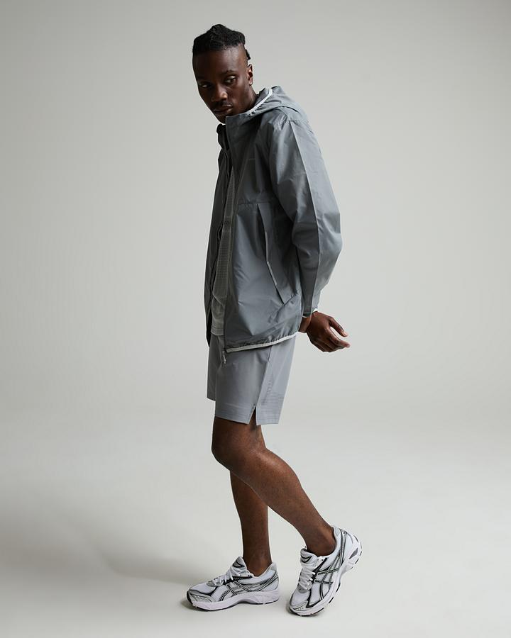 Monterrain Men's Vapor Woven Running Short - Midnight Echo/Salted Fog