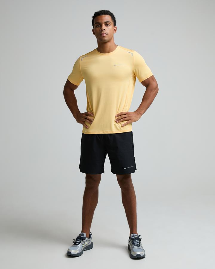 Monterrain Men's Lyder 3.0 Space Dye T-Shirt - Yellow