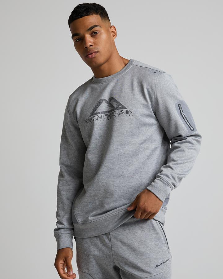 Monterrain Men's Speed 4.0 Poly Fleece Sweatshirt - Grey