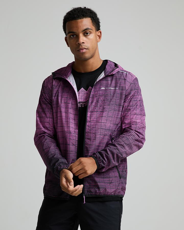 Monterrain Men's Fuse Windrunner - Black/Velvet Bloom