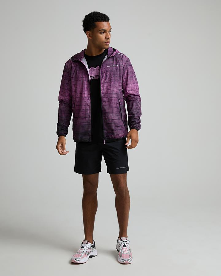 Monterrain Men's Fuse Windrunner - Black/Velvet Bloom