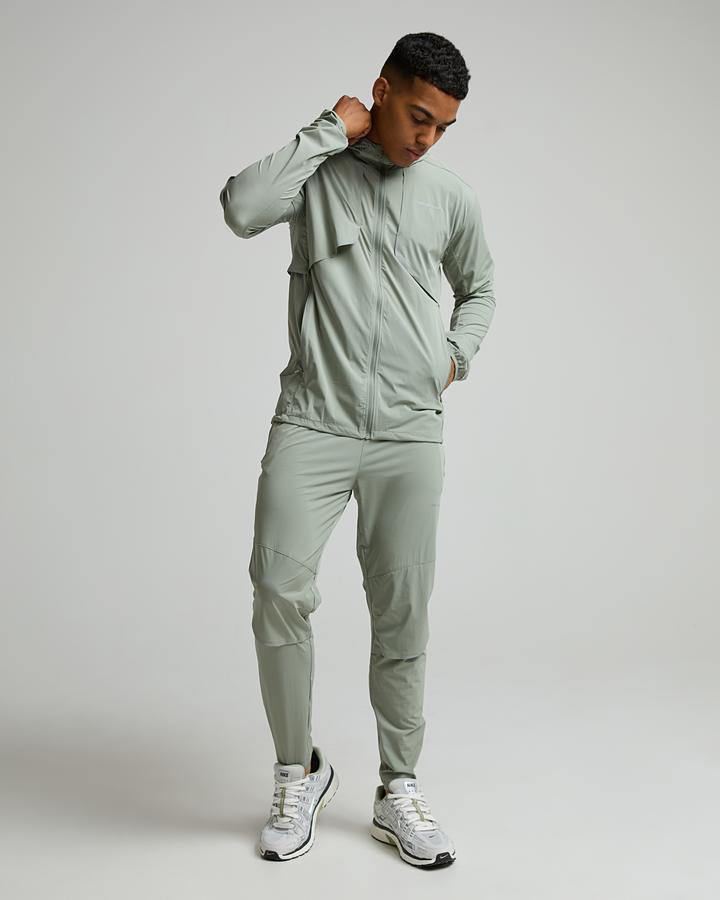 Monterrain Men's Vent 2.0 Woven Running Hoodie - Grey